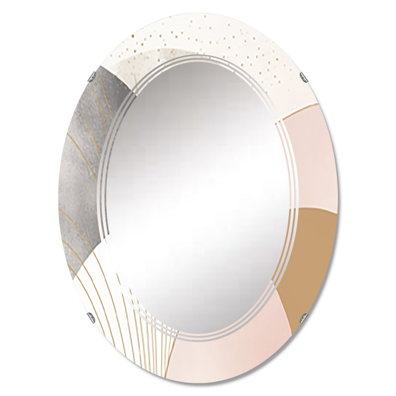 Galassia - Miroir mural moderne ovale, 30 po x 20 po