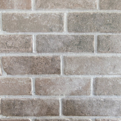 5.75" X 45" Brick Hampton Peel And Stick Wall Panelling