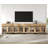 Modern TV Stand With Glass Doors For 120 Inch Tvs, 4 In 1 Entertainment Center Console With 4 Drawers And Metal Base For Living Room, Bedroom-644339052-644339057