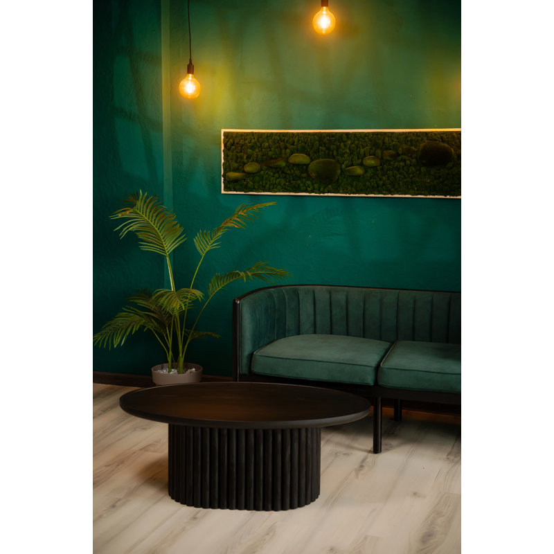 Alton Loveseat, Black, Emerald