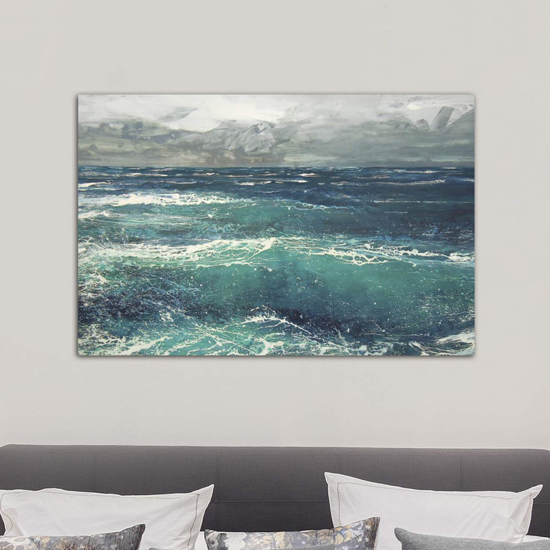 «March Gale V», reproduction sur toile tendue, H 26 po x l 40 po x 1,5 po, Toile tendue