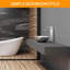 Robinet pour salle de bain à poignée simple avec drain-96687407