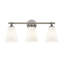 Lavabo / vasque 3 lumières Bolzano Fusion - nickel brossé Fusion-125018679-125018677