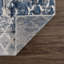 Tapis abstrait bleu / gris Bolme-1792750160