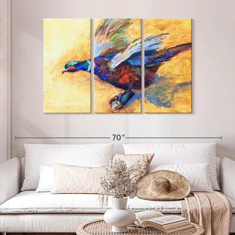 Brampt Pheasant, 32" H x 50" W