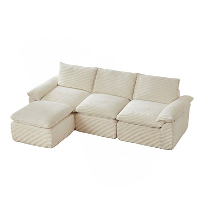 Modern Corduroy Cloud Sofa