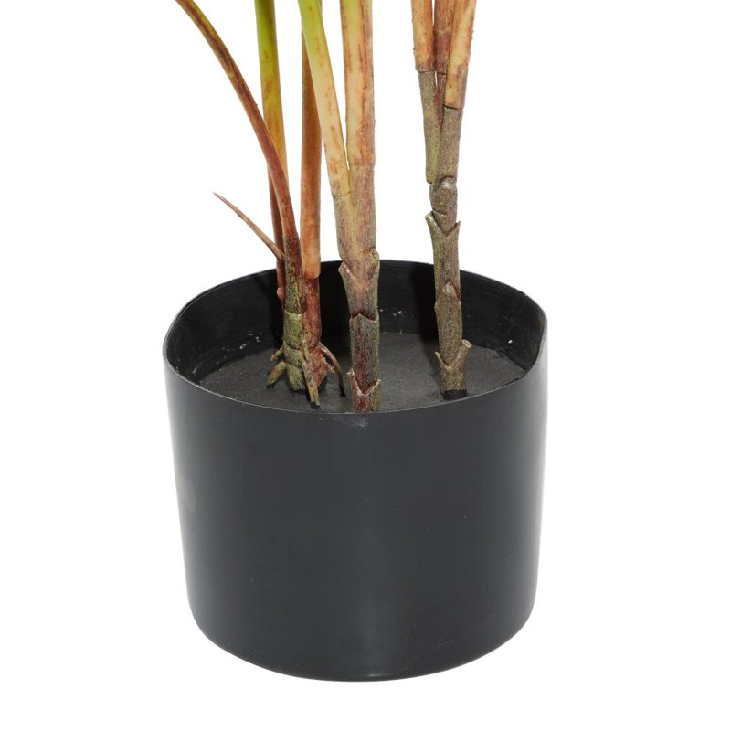 Plante artificielle verte Monstera vert avec pot en plastique noir