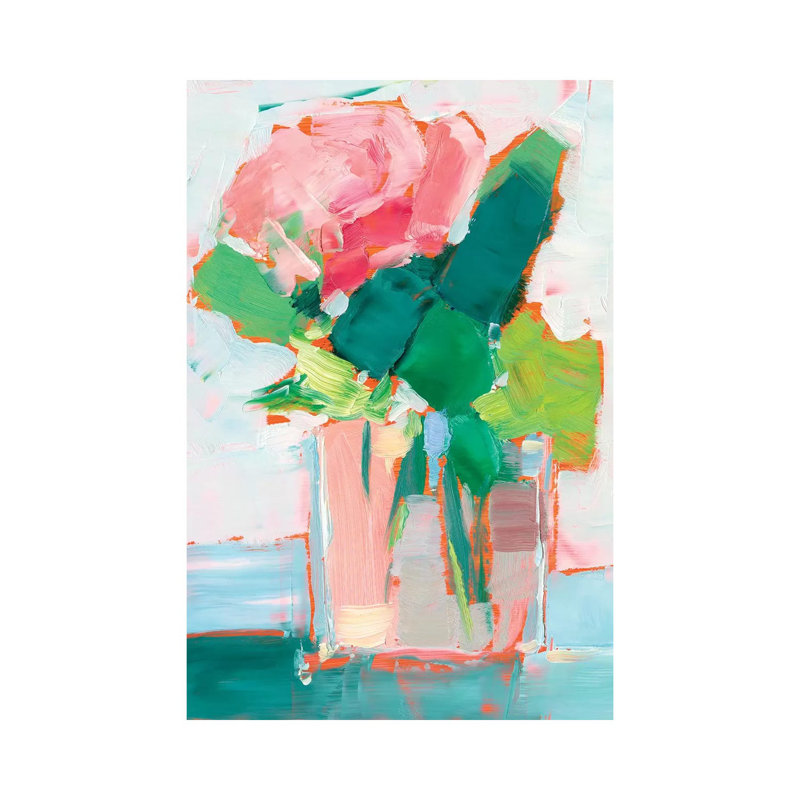Cut Flowers II by Ethan Harper - Painting, No Mat, 26'' H x 18'' W x 1.5'' D, Wrapped Canvas
