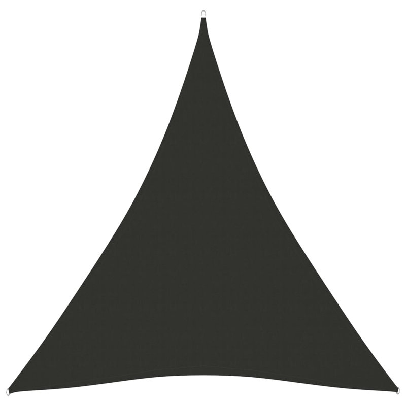 Pultneyville 3.6m x 3.6m Triangular Shade Sail, Anthracite