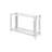 Codman 120cm Glass Top Console Table