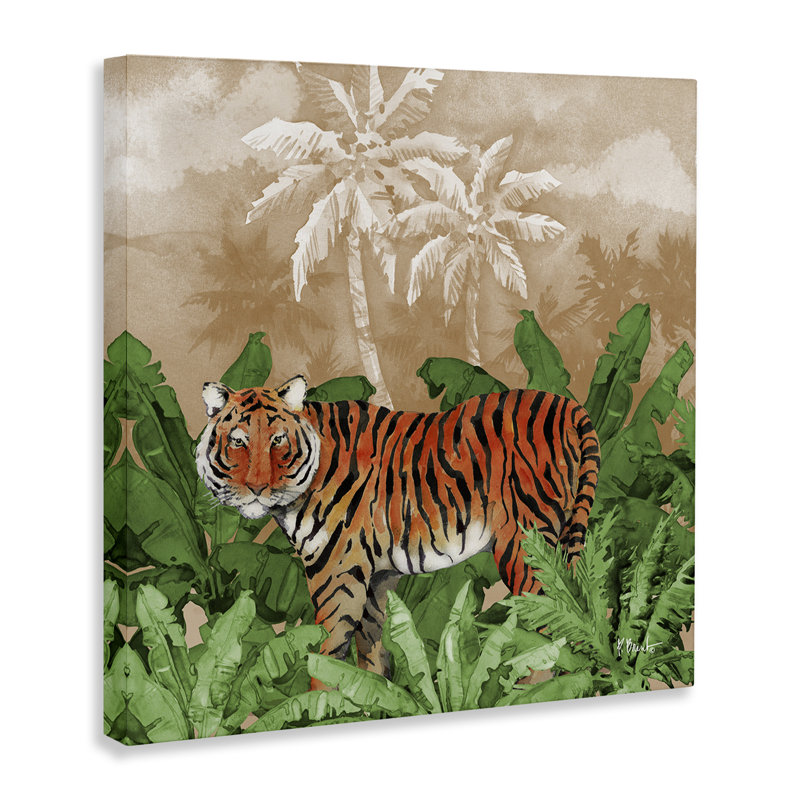 «Jungle Life Tiger» par Paul Brent, H 17 po x l 17 po