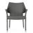 MIRAGE GREY PE WICKER STACKING ARMCHAIR Set Of 4