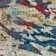 Tapis abstrait beige / bleu Dreya