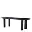 Dining Table Mogador S Black Veneer - Legs-425081525-425081522