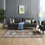 Tapis à motif de losanges délavé Atzi Southwestern par Modway-27258818