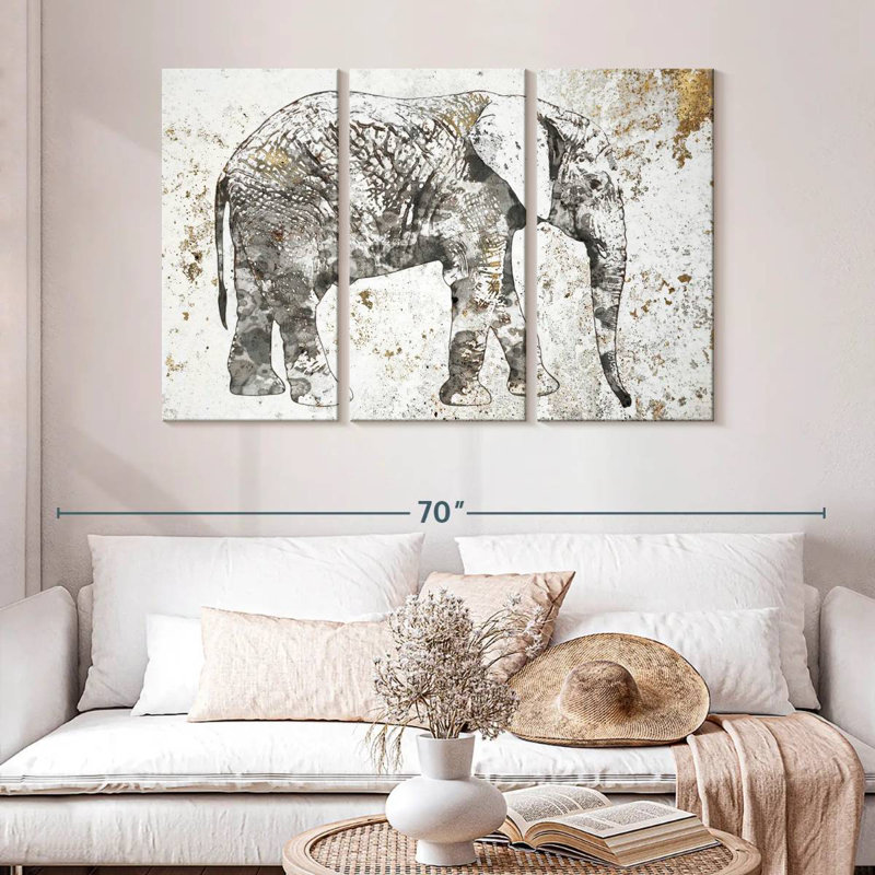 Elephant Stance, 32" H x 50" W