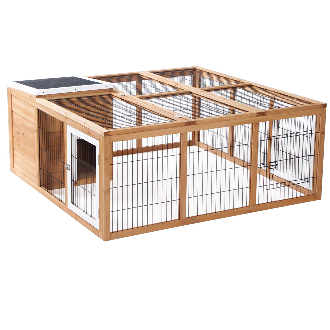 Darrin Weather Resistant Rabbit, Guinea Pig Hutch