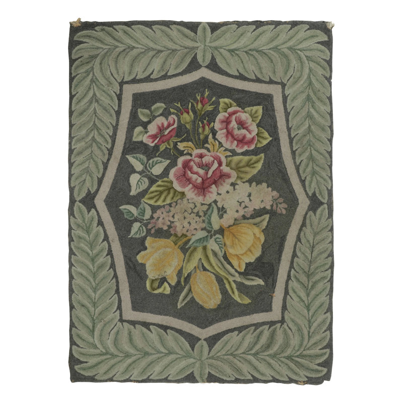 One-of-a-Kind 2'9x3'9 Flatweave Area Rug
