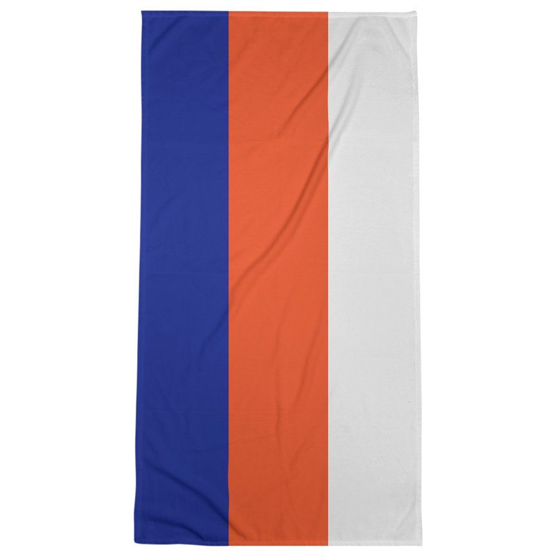 Microfiber Bath Towel, Tennessee Red Football Blue/Orange