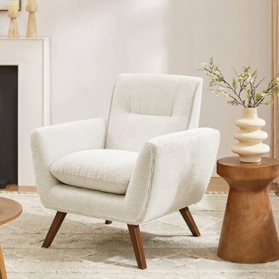 Robertia 32.68" W Upholstered Tufted Armchair