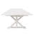 Eternity Rectangular Solid Pine Farm Dining Table with Folding X-Style Legs-88870829-88870831