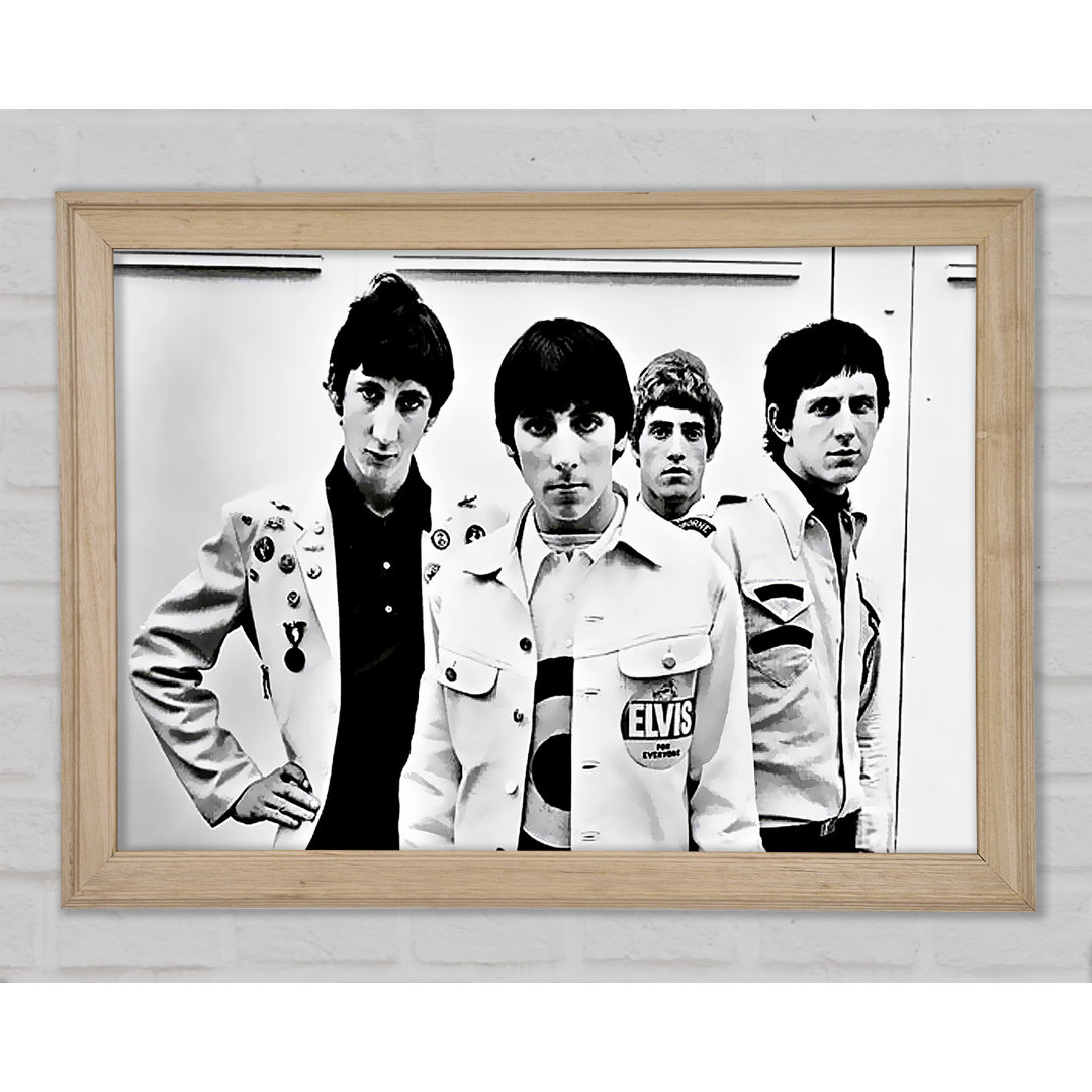 The Who Retro 1960S Gerahmter Druck