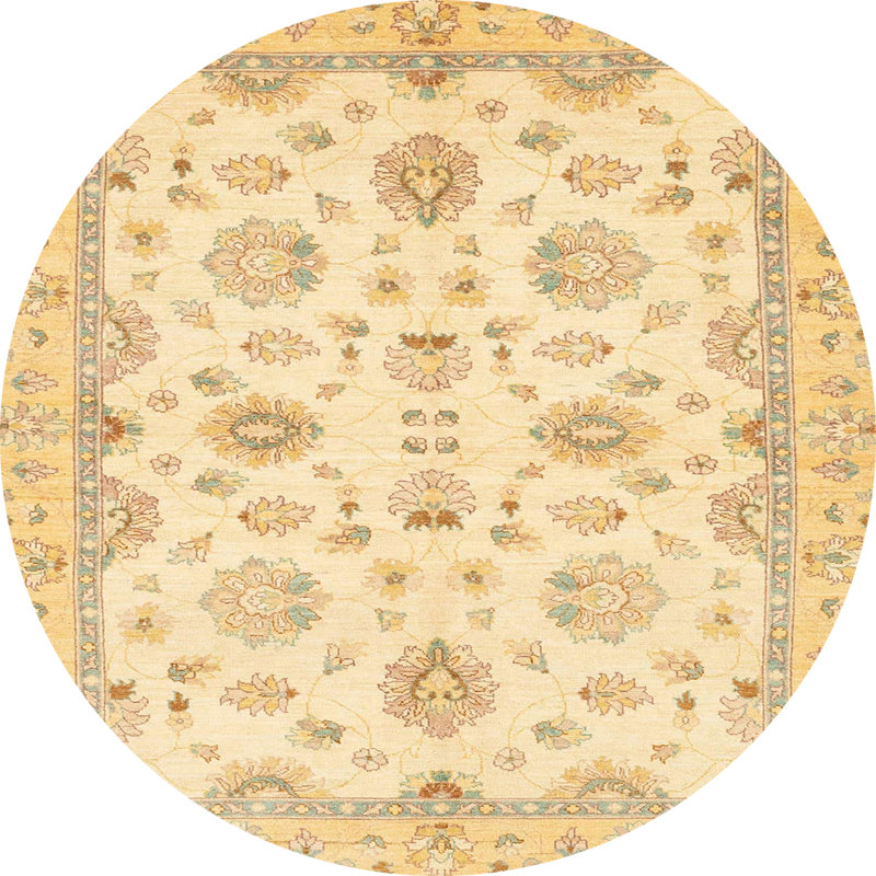 Abstract Indoor Rug, Round 3'