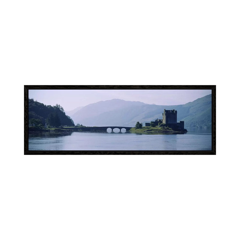 Castle At The LakesideEilean Donan Castle, Loch Duich, Highlands Region, Scotland by Panoramic Images - No Frame Panoramic Print on Canvas