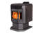 2400 Square Feet Direct Vent Freestanding Wood Pellets Stove with Blower and with Adjustable Thermostat