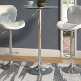 23.5'' Round Adjustable Height Table (Adjustable Range 33.5'' - 41'')