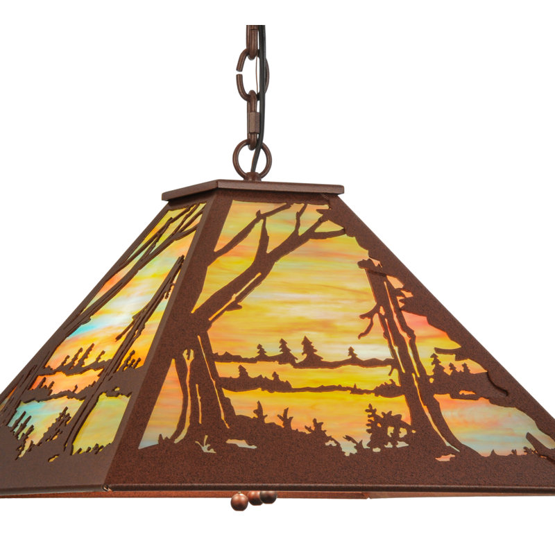 Rustic Lodge 3 - Light Chandelier