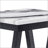 Paula Black And White End Table