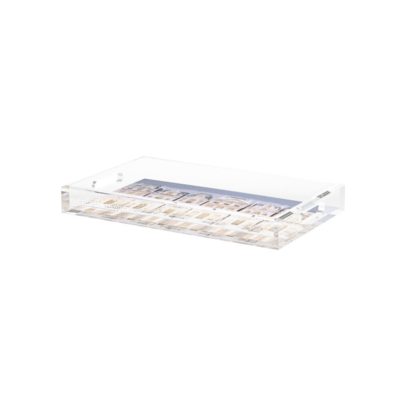 Rectangle Decorative Tray, 12.5"W x 7.75"D