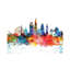 London Skyline - Wrapped Canvas Painting-1180570264