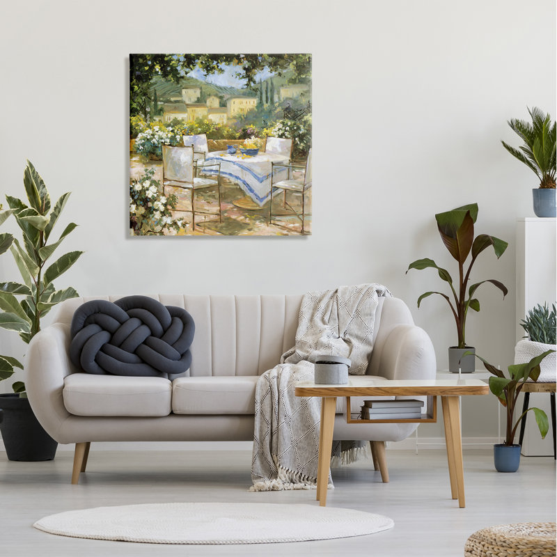 Vignoble Tuscan Terrace (français), H 30 po x l 30 po x P 1,5 po, Toile