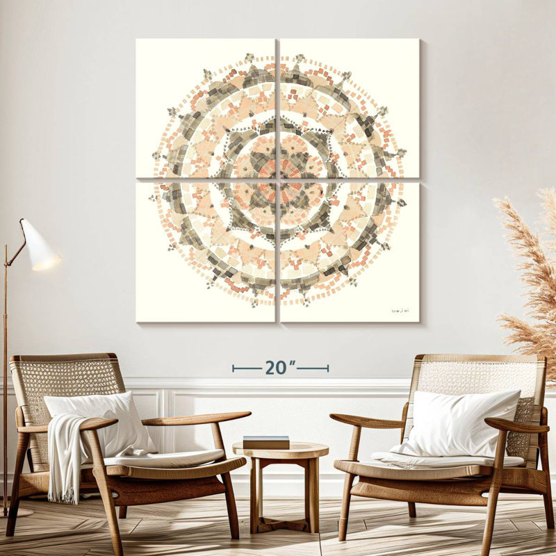 Mandala Kerner, H 57 po x l 57 po