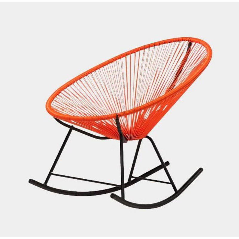 Chaise berçante Oclupaca, Orange