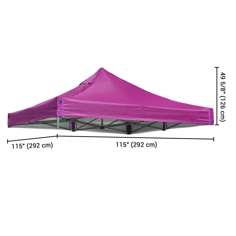 07CTP005-S710_wfv Yescom Polyethylene Plastic Replacement Canopy for Canopy, Purple