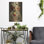 «Portrait In Bloom 1» par Annie Warren, art mural en métal