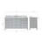 Cambridge 67'' Single Bathroom Vanity with Carrara Marble Top-90865211-132365651