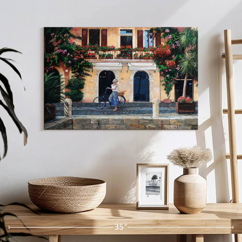 Limone, lac de Garde, Italie, H 16 po x l 24 po