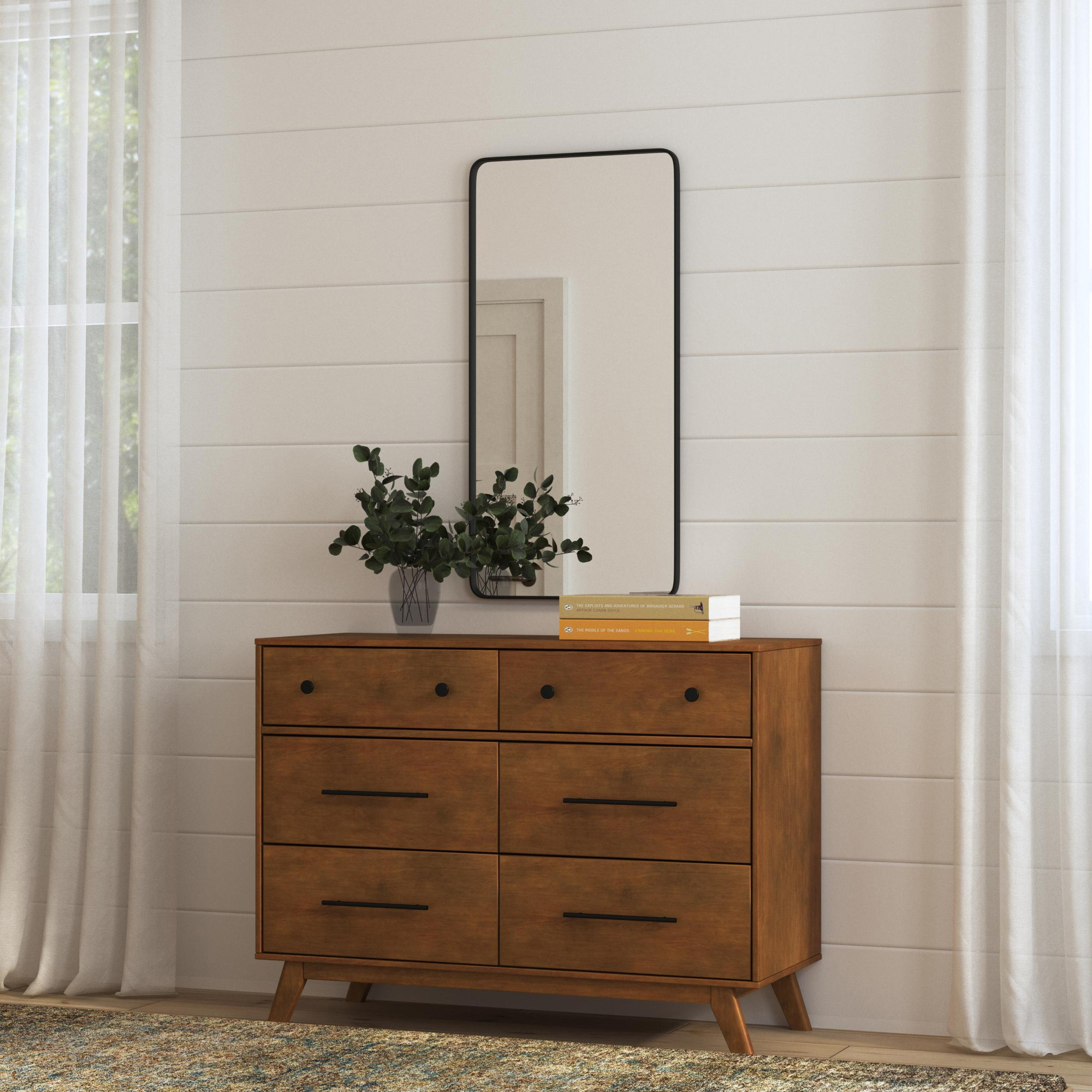 Otto 6-Drawer Dresser, Walnut