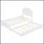 Lit plateforme en bois avec tête de lit et lit gigogne, durable et élégant pour plus d'espace de couchage et de rangement