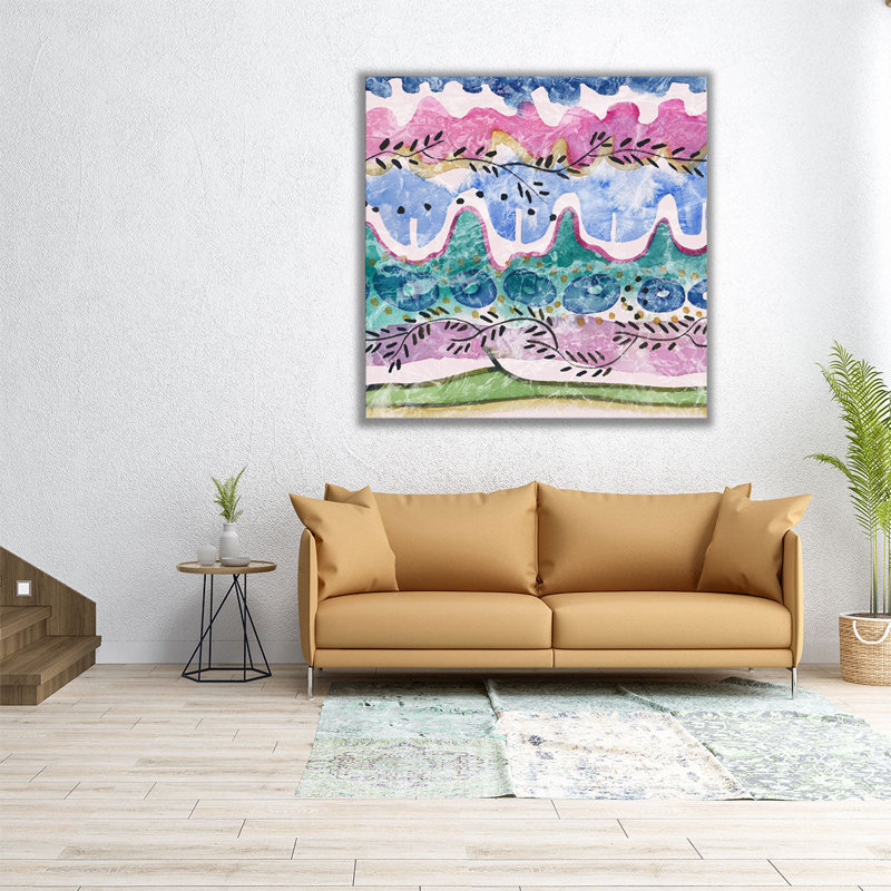 Particule I - reproduction d'art sur toile, H 12 po x l 12 po