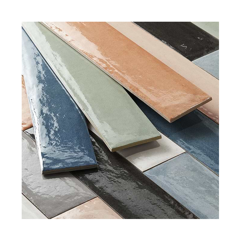 Paint 3x16 Glossy Porcelain Tile, Verde Green