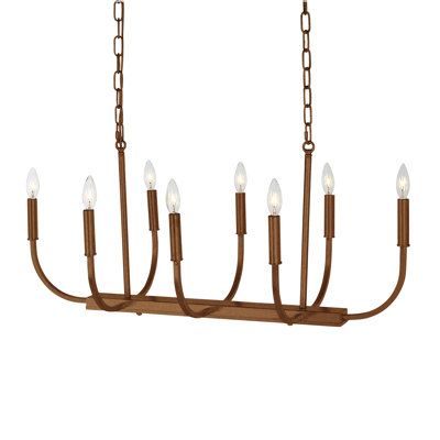 Rhone 8 - Light Candle Style Chandelier