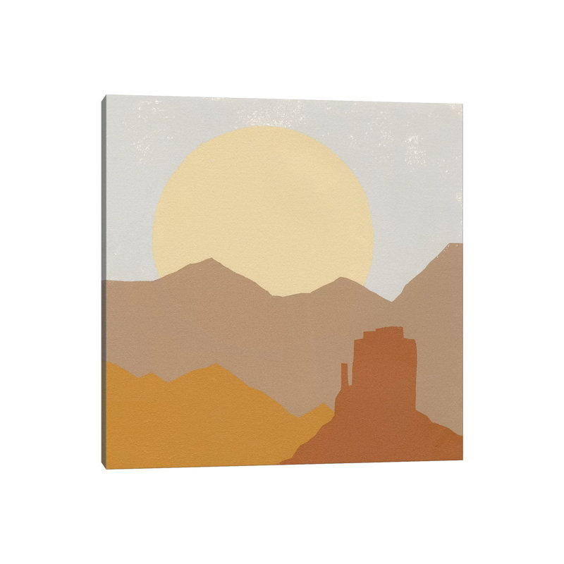 Desert Sun I by Moira Hershey - Print on Canvas, Wrapped Canvas, 93.98cm H x 93.98cm W x 1.91cm D