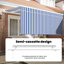 VidaXL 200cm D Retractable Patio Awning-124587320-124587322