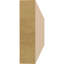 Block Woodgrain TimberThane Rafter Tail, Primed Tan-88143509