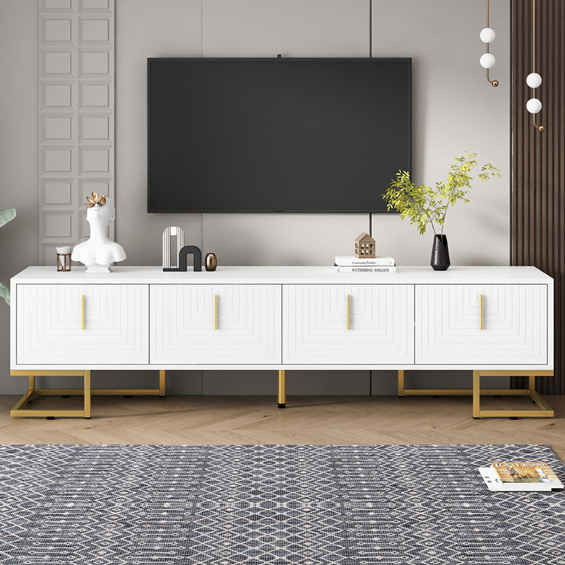 Gared Accent Cabinet, White